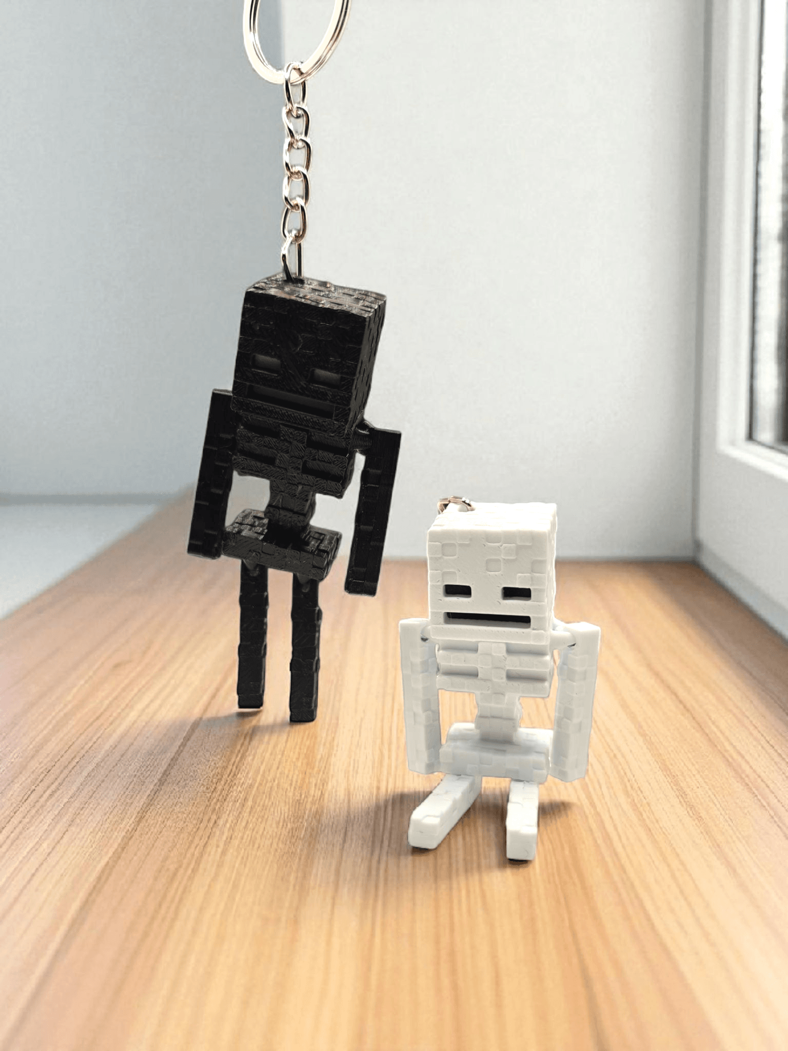 Minecraft Skeleton Keychain - Görsel 3