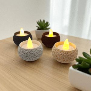 Geometric Tealight Candle Holders